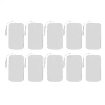 

Replacement Electric Pads for Body Massager Instrument Reusable Physiotherapy Patch 10pcs