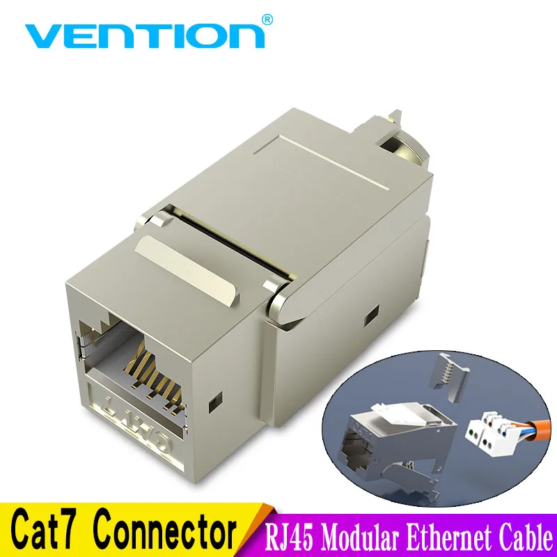 Vention Cat7 Connector RJ45 Modular Cable Head Plug