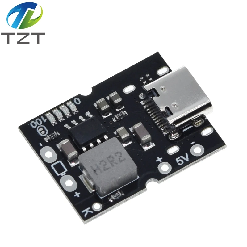Typ-C USB 5V 2A Boost Converter Step-Up Power Modul Lithium-Batterie Lade schutz bord LED Display USB Für DIY ladegerät – Detail 8