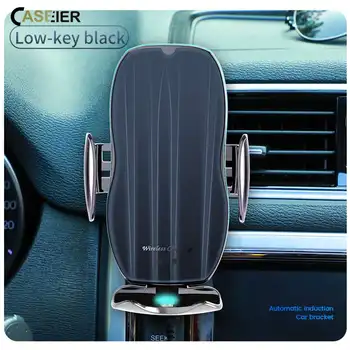 

Automatic Clamping Car Wireless Charger Phone Holder Quick Charger For iPhone 11 Pro XR XS Qi Infrared Sensor Car Phone Holder