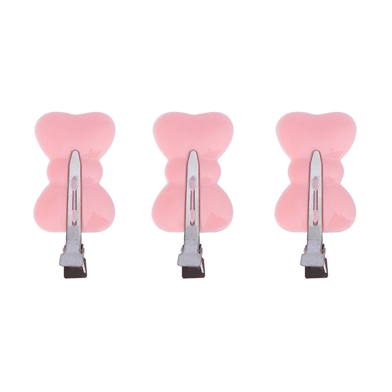 2/3/4Pcs No Bend Seamless Hair Clips Side Bangs Fix Fringe Barrette Makeup Washing Face Accessories Women Girls Styling Hairpins - Color: 10pink 3pcs