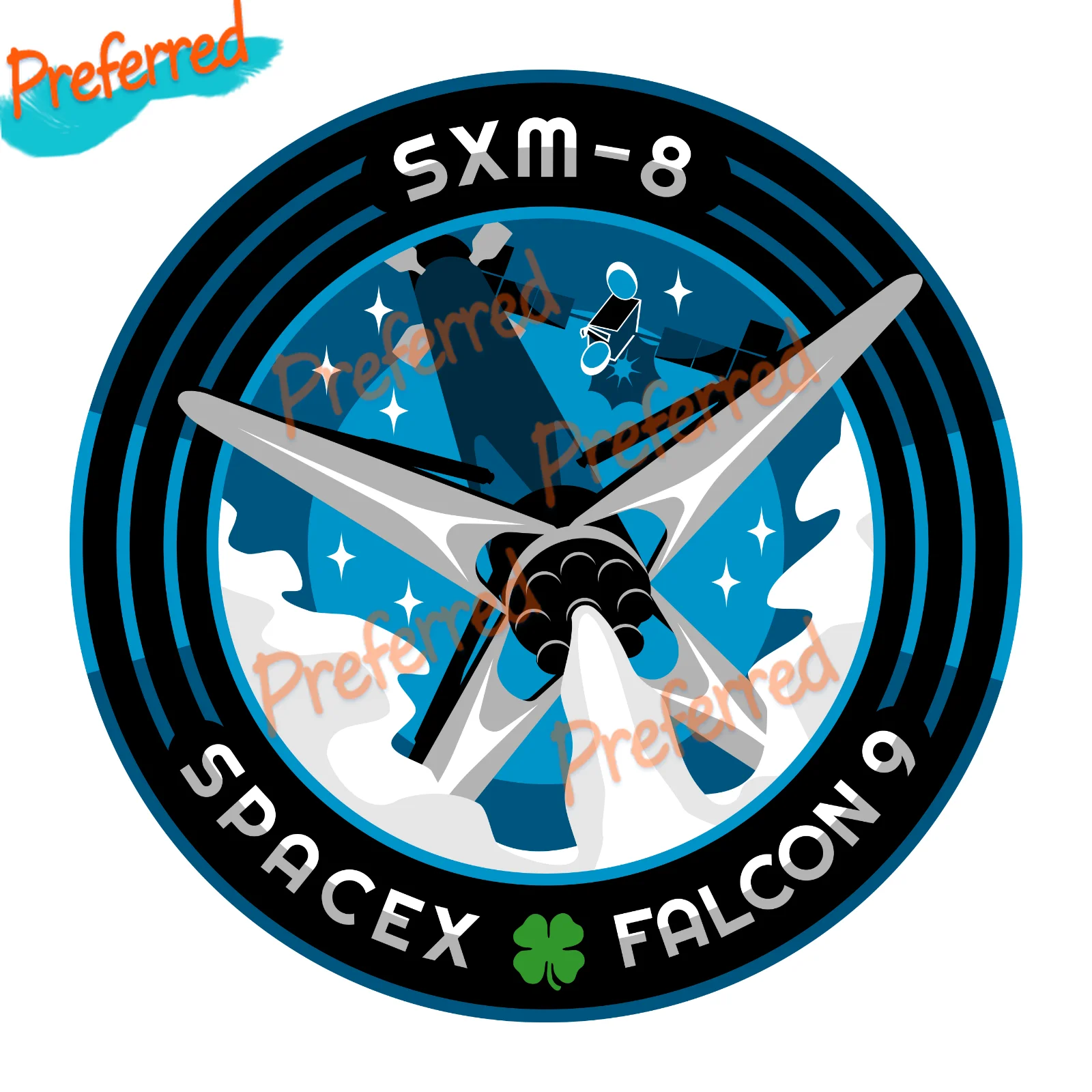 

SpaceX Sxm Transport Aircraft Logo Vinyl Sticker for Motocross Racing Laptop Helmet Trunk Wall Vinyl Car Sticker