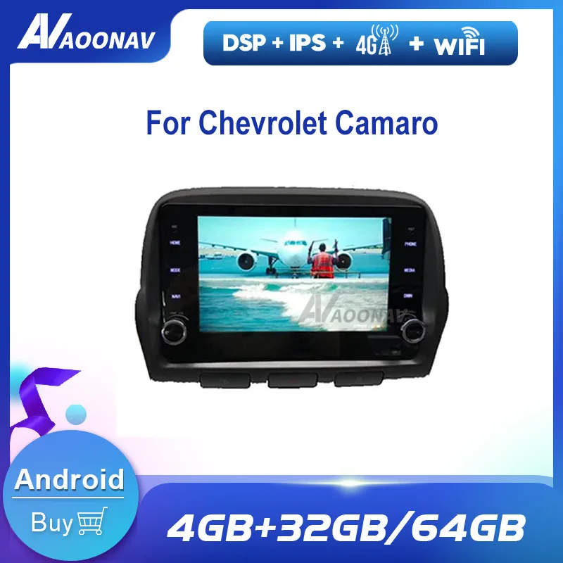 Автомагнитола 2DIN на Android с DVD-плеером и GPS-навигацией для Chevrolet Camaro 2010 2011-2015 |