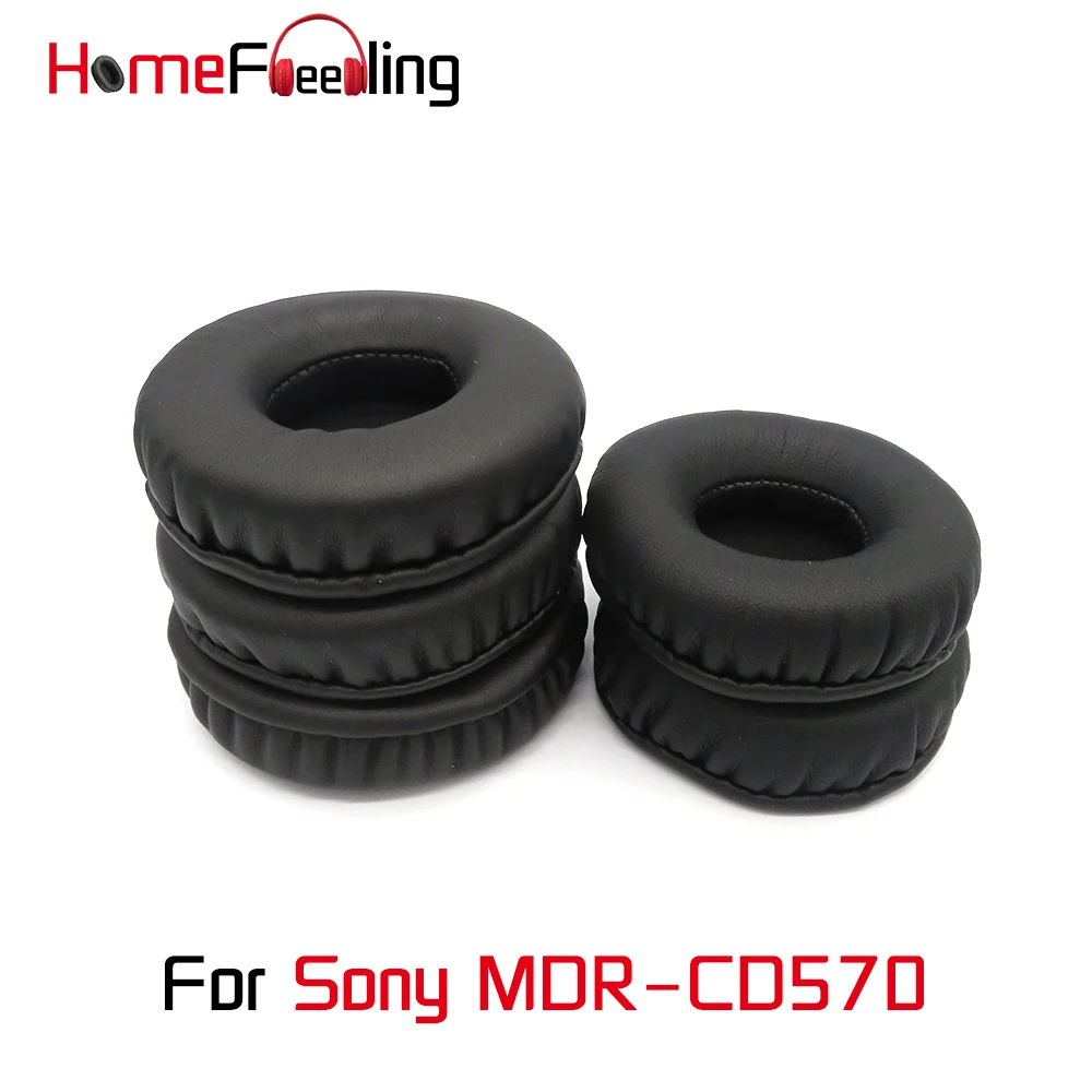 

Homefeeling Ear Pads For Sony MDR-CD570 MDR CD570 Earpads Round Universal Leahter Repalcement Parts Ear Cushions