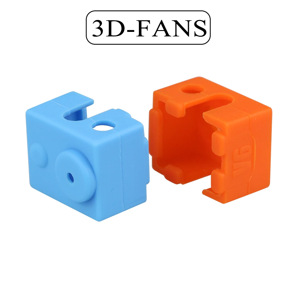 1 шт. E3D V6 защитный силиконовый носок обложка чехол для нагреватель Блок Боуден и