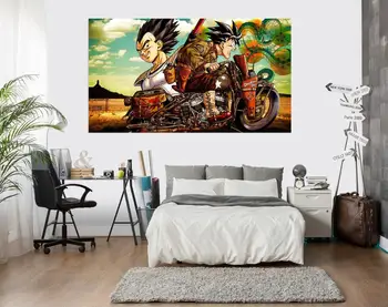 

[Self-Adhesive] 3D Dragon Ball 999 Japan Anime Wall Stickers Mural Decal Wall Murals AJ WALLPAPER Belly