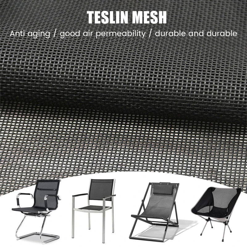 150*100cm Teslin Mesh Fabric For Diy Office Chair Recliner Beach Lounge