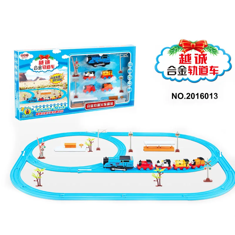 

More Cheng Rail Train Alloy Locomotive Electric Sound And Light Scene Track Train Birthday Gift