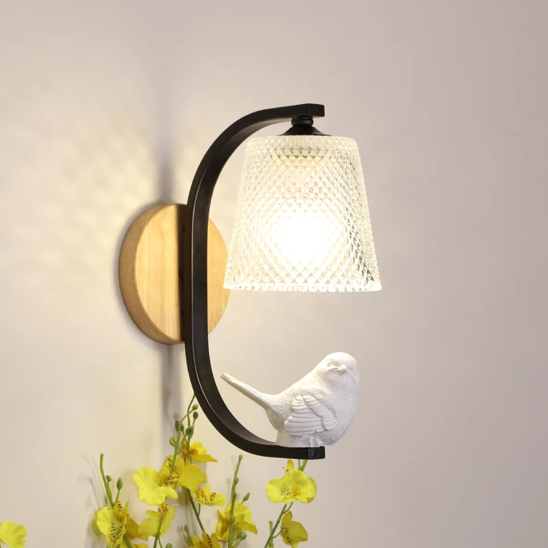Nordic Bird Lamp Sconce Wall Light Bedroom Lamp Modern Wall Lights for Home Deco Indoor Lighting Living Room Lamps Led