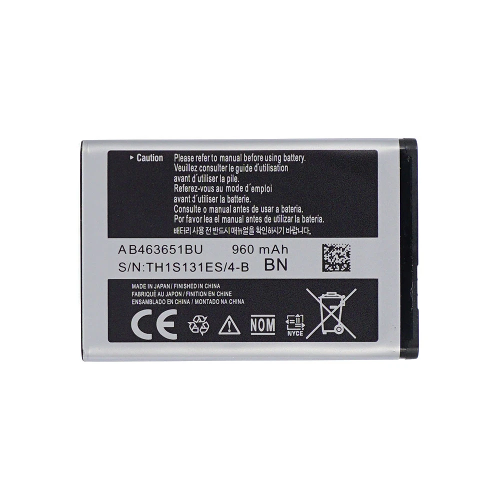 10 шт./лот оптовая продажа аккумулятор для Samsung W559 S5620I S5630C S5560C C3370 C3200 C3518 J808 F339 S5296 C3322