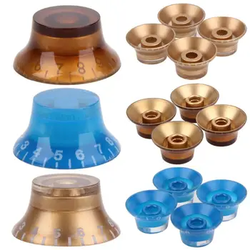 

4pcs/set Acrylic Speed Knobs Volume Tone Control for LP SG Electric Guitar Accessories Guitarra Replacement Mixed Size