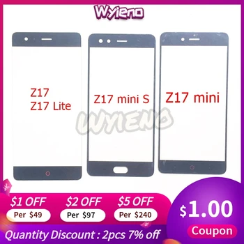 

Wyieno Front LCD Touch Panel Glass Lens For ZTE Nubia Z17 lite nx591J Nubia Z17 NX563J Digitizer Outer Glass Sensor Screen Lens