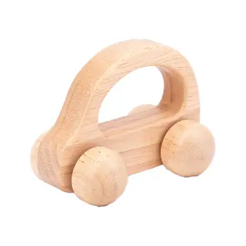 

Baby Teething Wooden Car Educational Blocks Teether Infant Grasping Chewing Toys P31B