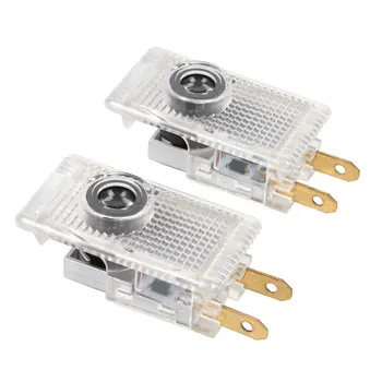 

2X Car LED Door Welcome Courtesy Logo Laser Projector Ghost Shadow Light For Mercedes Benz E W210 Sprinter 324 VIANO VITO