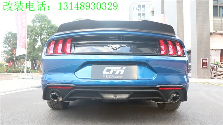 Подходит для ford mustang робот углеродного волокна хвосты крыло спойлер