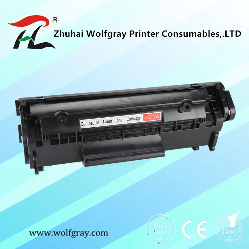 YI LE CAI совместимый тонер картридж для hp Q2612A q2612 2612a 12a 2612 laserjet 1010 1020 1015 1012 3015 3020 3030 3050