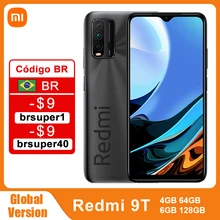 Global Version Xiaomi Redmi 9T 9 T 4GB 64GB / 128GB Smartphone Snapdragon 662 48MP Quad Camera 6000mAh 6.53" FHD+ Display 9T