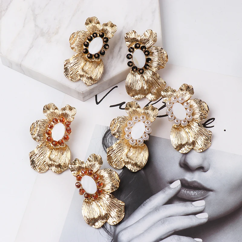 Серьги JUJIA ZA, хорошее качество, модные серьги, винтажные, boho, массивные, висячие серьги ZA для женщин