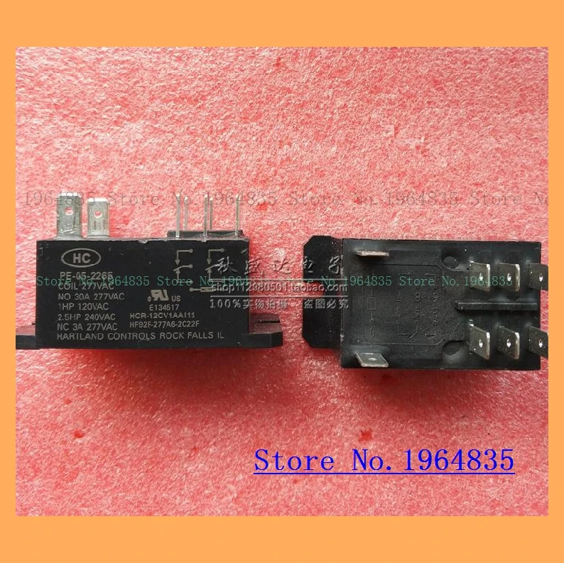 

HF92F-277A6-2C22F 277VAC 8 30A
