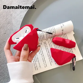 

Earphone Case For AirPods Pro Case 3D Cute Heart AirPods Charging Box Protective Soft Silicon Case Cover For Apple AirPods Pro