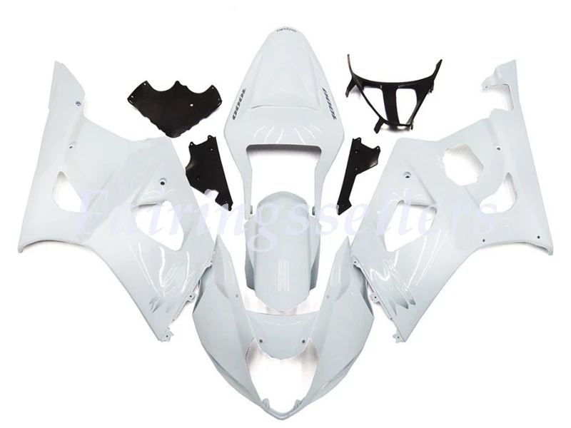 

Injection Molding ABS Motorcycle Fairings kit Fit For Suzuki GSX-R1000 K3 2003 2004 gsxr1000 Fairings Plain Gloss White