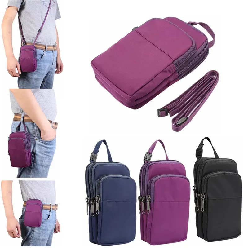 

Universal Sport Wallet Mobile Phone Case for iPhone 11 Pro 7 8 Plus X XR Waist Belt Pouch Shoulder Bag Holder Phone Accessories
