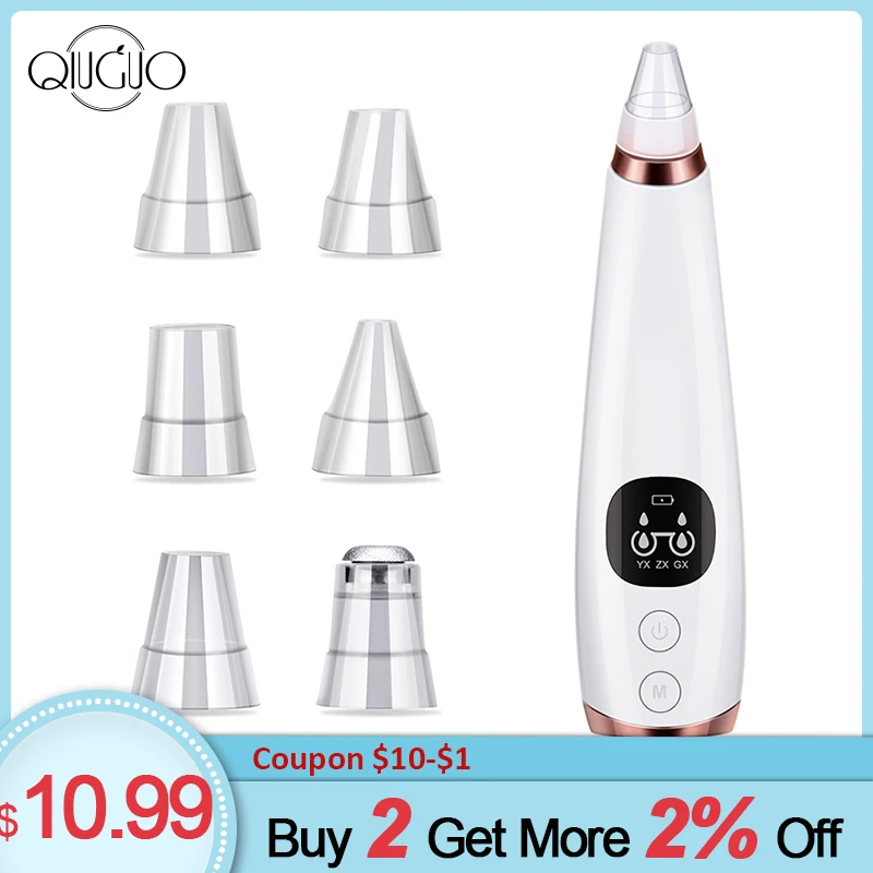 

Blackhead Remover Face Skin Cleaning Device Vacuum Pore Cleaner Black Dot Tool Nose Facial Removal Machine