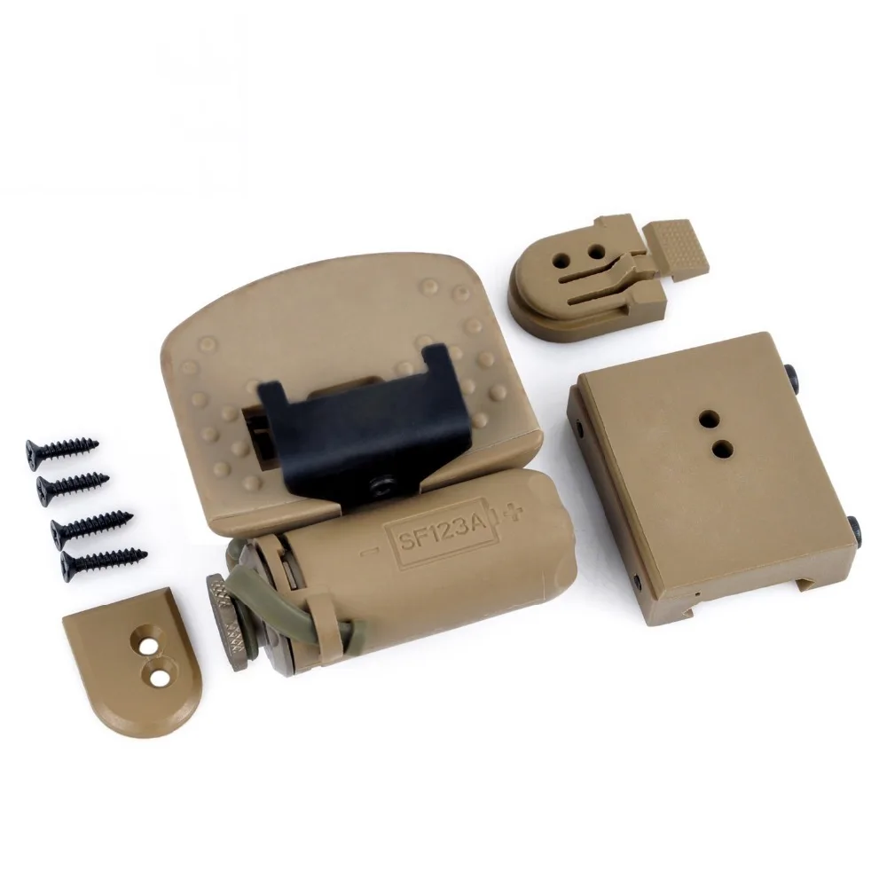 AR15 Accessories M4 M16 GEN2 LED Tactical Helmet Lights Set Field Survival Light Signal Light For Hunting (7)