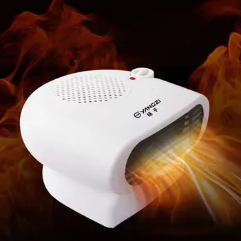 

Office Home Winter Heater Small Heating and Cooling Dual-use Small Air Conditioning Shaking Head Portable Heater Fan Heater 220V