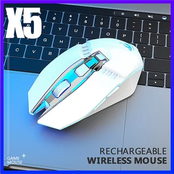 

Wireless Gaming Mouse Rechargeable LED Light Optical Mice for PC GK99