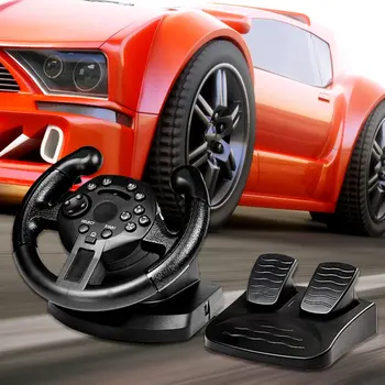 

Racing Steering Wheel For PS3 Game Steering Wheel PC Vibration Joysticks Remote Controller Wheels Drive For PC