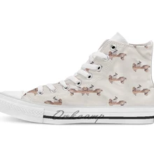 Hare Force дышащая Повседневная Высокая обувь на шнуровке холщовая Обувь Кеды Прямая