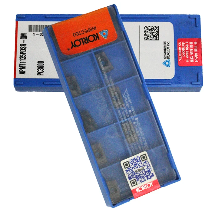 Корея KORLOY APMT1135PDSR-OM PC3600 APMT1604PDER-Q PC5300 APMT1604PDR KF5800(10 шт./лот) резец для внутренней обточки вставки