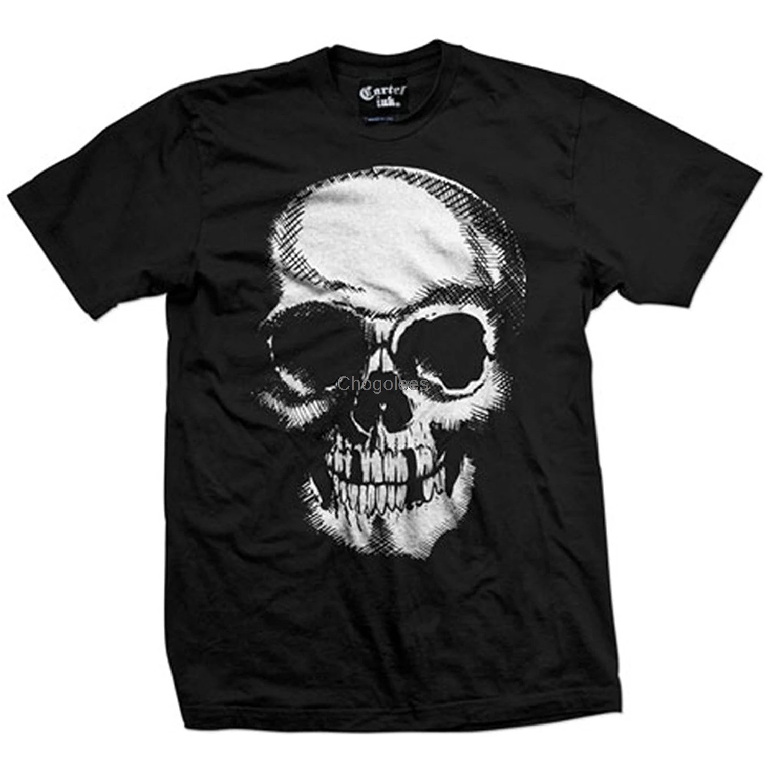 Мужская черная футболка Cartel Ink Death Skull | одежда
