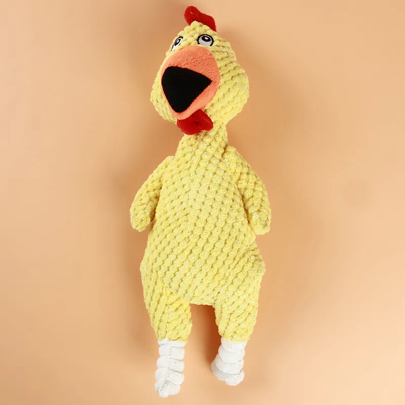 Интерактивная обучающая игрушка для собак, плюшевые игрушки для домашних животных, плюшевые игрушки для собак, нетоксичные животные, куриная пародия, игрушка для укуса, товары для домашних животных