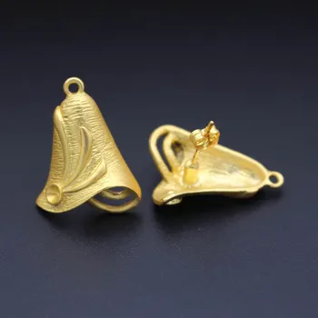 

10 pairs Hanging Earrings Connectors Base Accessories for Indian Women Fashion Jewelry Metal Geometric Gold Dangle Drop Earring