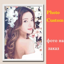 Nabi фото на заказ Алмазная вышивка крестиком полная квадратная картина Стразы DIY Алмазная мозаика Алмазная вышивка распродажа