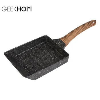 

Japanese Omelette Pan Nonstick Pan Square Egg Frying Pan for Pancakes Breakfast Cookware Cooking Tool