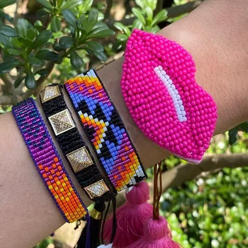 

Miyuki Bracelet for Women Mexican Fashion 2020 Luxury Jewelry Gift Adjustable Bead Bracelets Wholesale Pulseras Femme