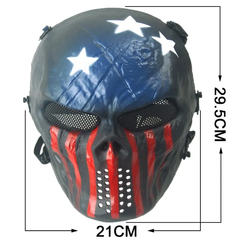 Skull Skeleton Mask Halloween Party Mask Masquerade Scary Props Ghost Cosplay Costume Full Face Mask
