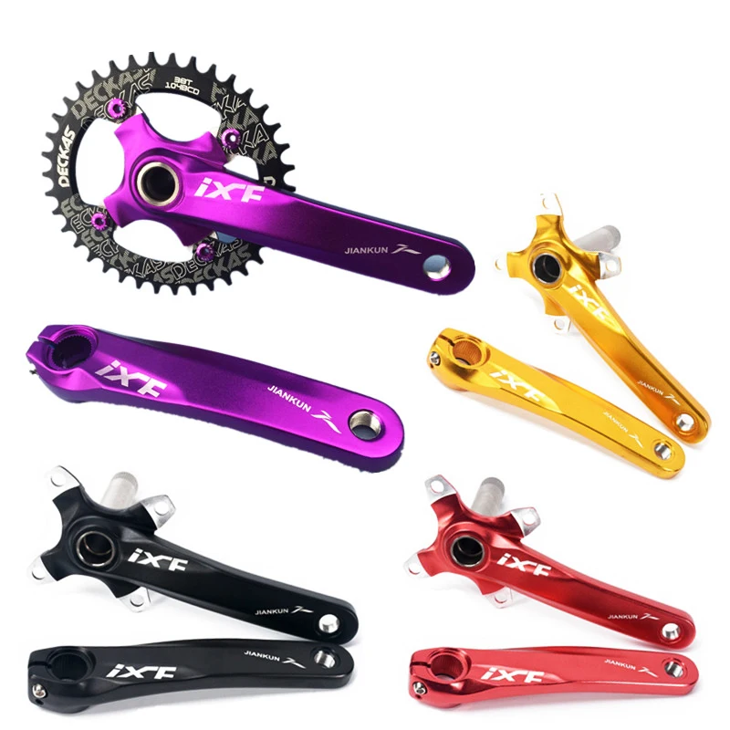 IXF MTB дорожный велосипед 104 BCD велосипедный Кривошип набор чпу Untralight Кривошип рукоятка шатун с BB Кривошип для велосипеда аксессуары части велосипеда