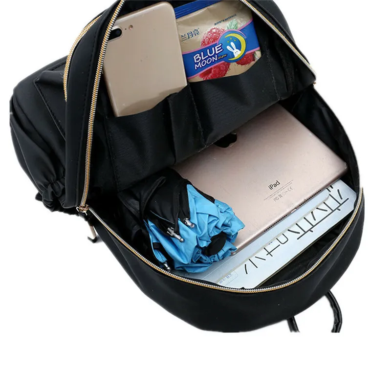 NoEnName-Null Модный женский рюкзак с защитой от кражи сумка на плечо сумка для ноутбука многофункциональная Водонепроницаемая дорожная сумка