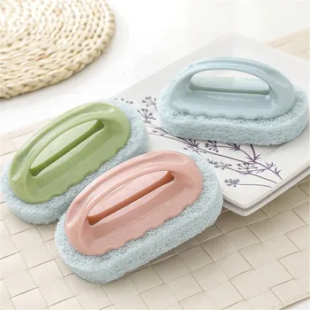 

Sponge Brush Multipurpose Dish Washing Tile Cleaning Scrub Brush for Home Kitchen Bathroom Use
