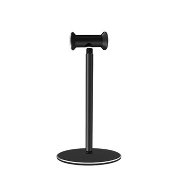 

Desk Display Headphone Hanger Freestanding Anti Slip Table Top Detachable Space Saving Headset Holder Aluminum Alloy Home Office