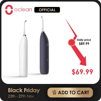 

New Smart Oral Irrigator Oclean W1 Water Flosser Dental Water Jet 30ml Volume Rechargable Portable Wireless Oral Teeth Cleaner