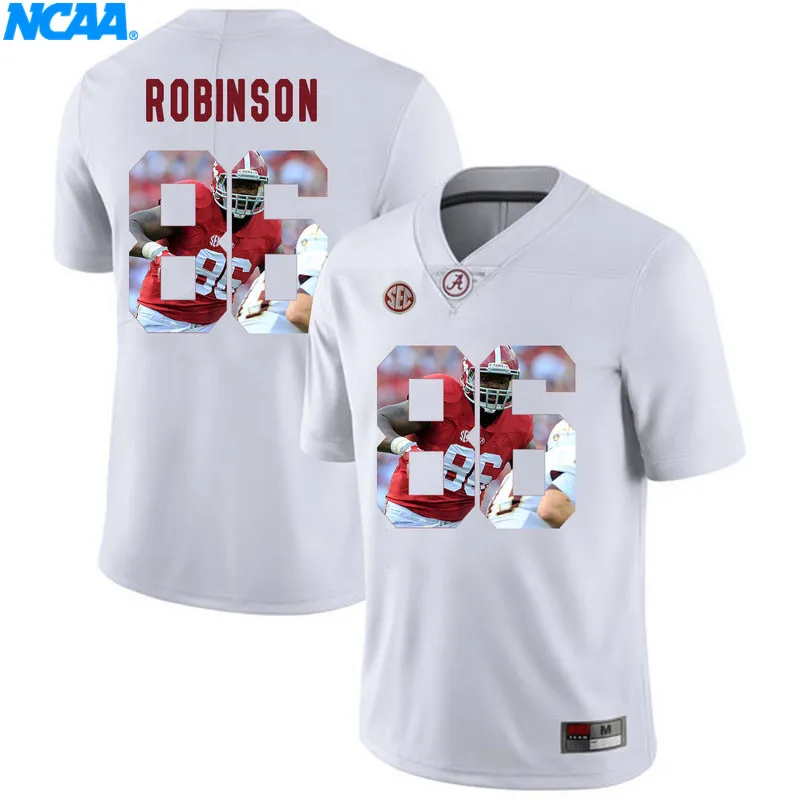Новое поступление, высокое качество, Alabama ArDarius Stewart#13, A'Shawn Robinson#86, футболка, спортивные майки, S-XXXL