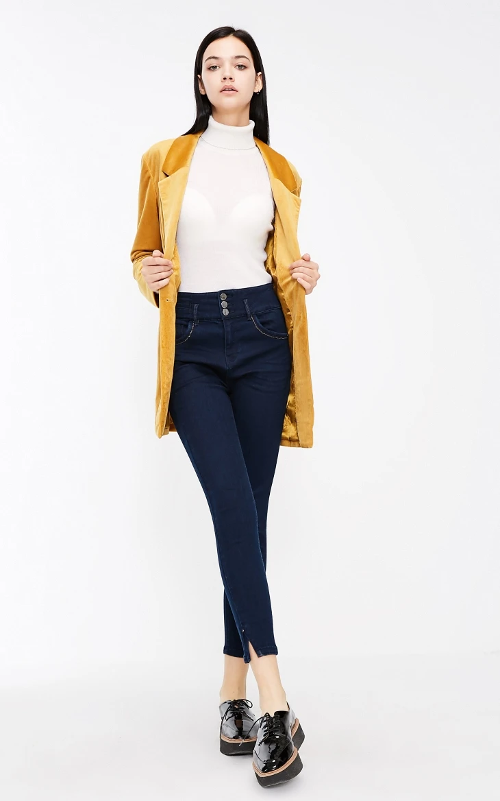 Vero Moda OL стиль свободный крой с длинными рукавами лацкан Блейзер | 318408504