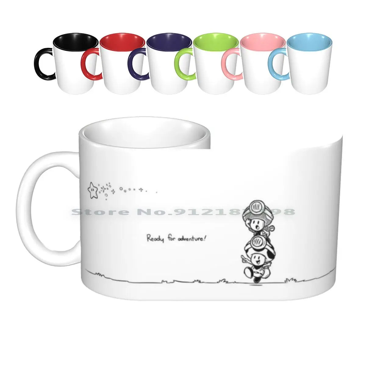 Captain Toad-Pronto Per L'Avventura! Tazze In Ceramica Tazze Da Caffè Tazza Da Tè Al Latte Captain Toad Toad Captain Toad Treasure Tracker