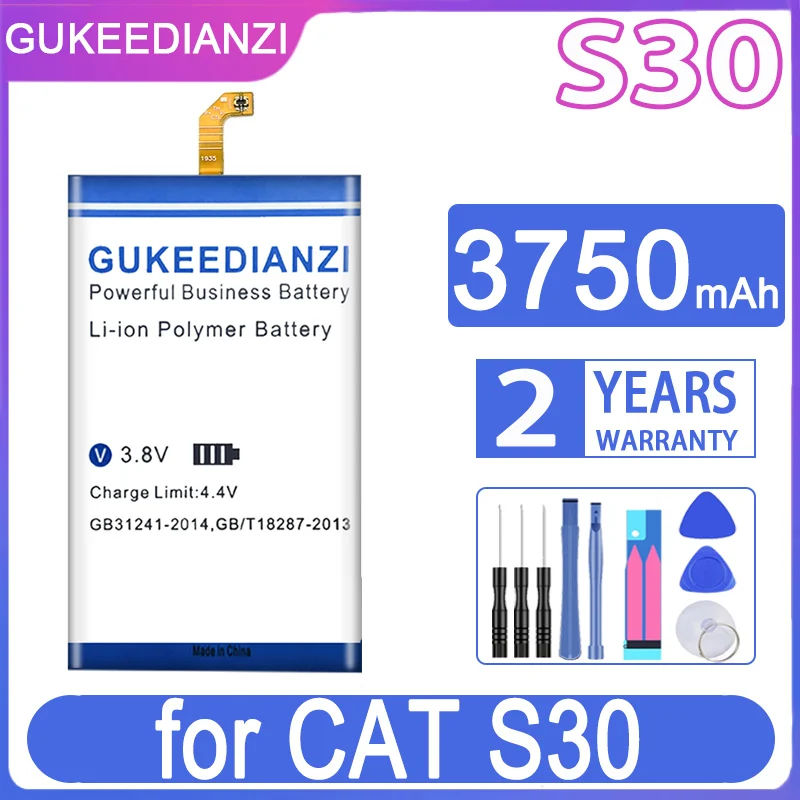 Запасной аккумулятор GUKEEDIANZI 3750 мАч для CAT S30 | Мобильные телефоны и аксессуары