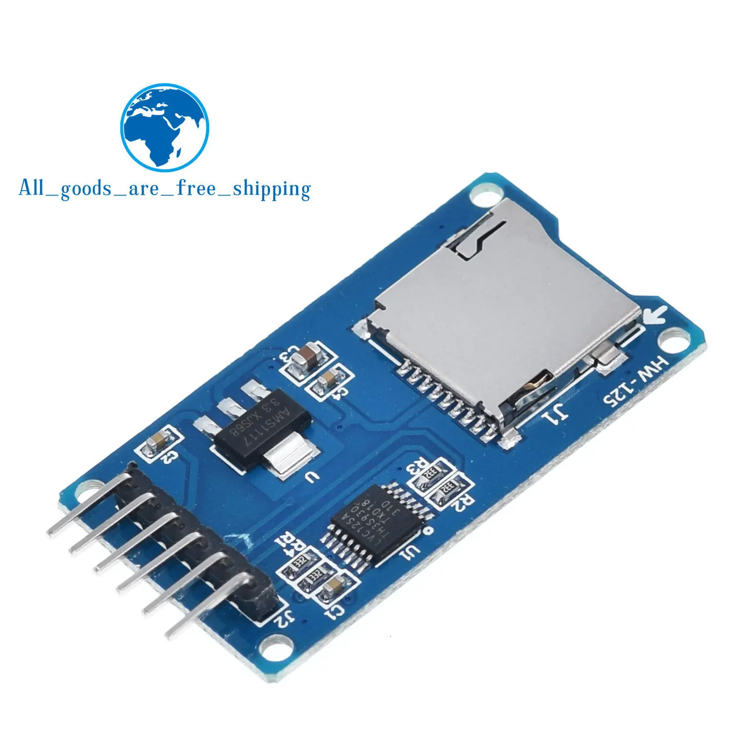 10PCS Micro SD Storage Board SD TF Card Memory Shield Module Serial PERIPHERAL INTERFACE pour Arduino 